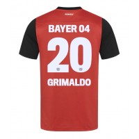 Bayer Leverkusen Alejandro Grimaldo #20 Hemmatröja 2024-25 Kortärmad